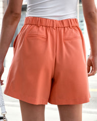 Margot Pocketed Shorts - Orange Oshnow