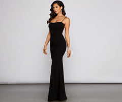 Mikayla Formal Backless Mermaid Dress Oshnow