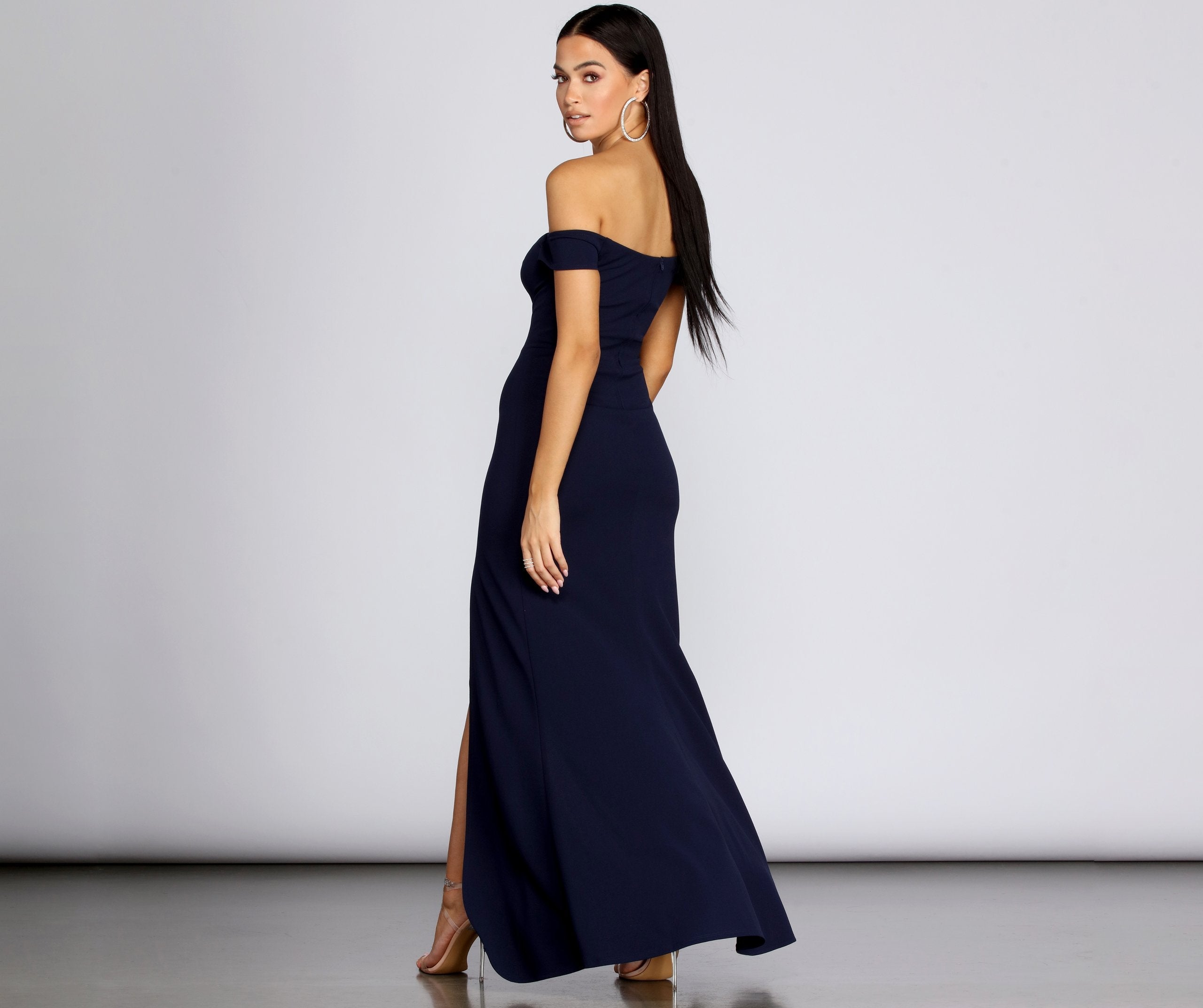 Myra Formal High Slit Dress Oshnow