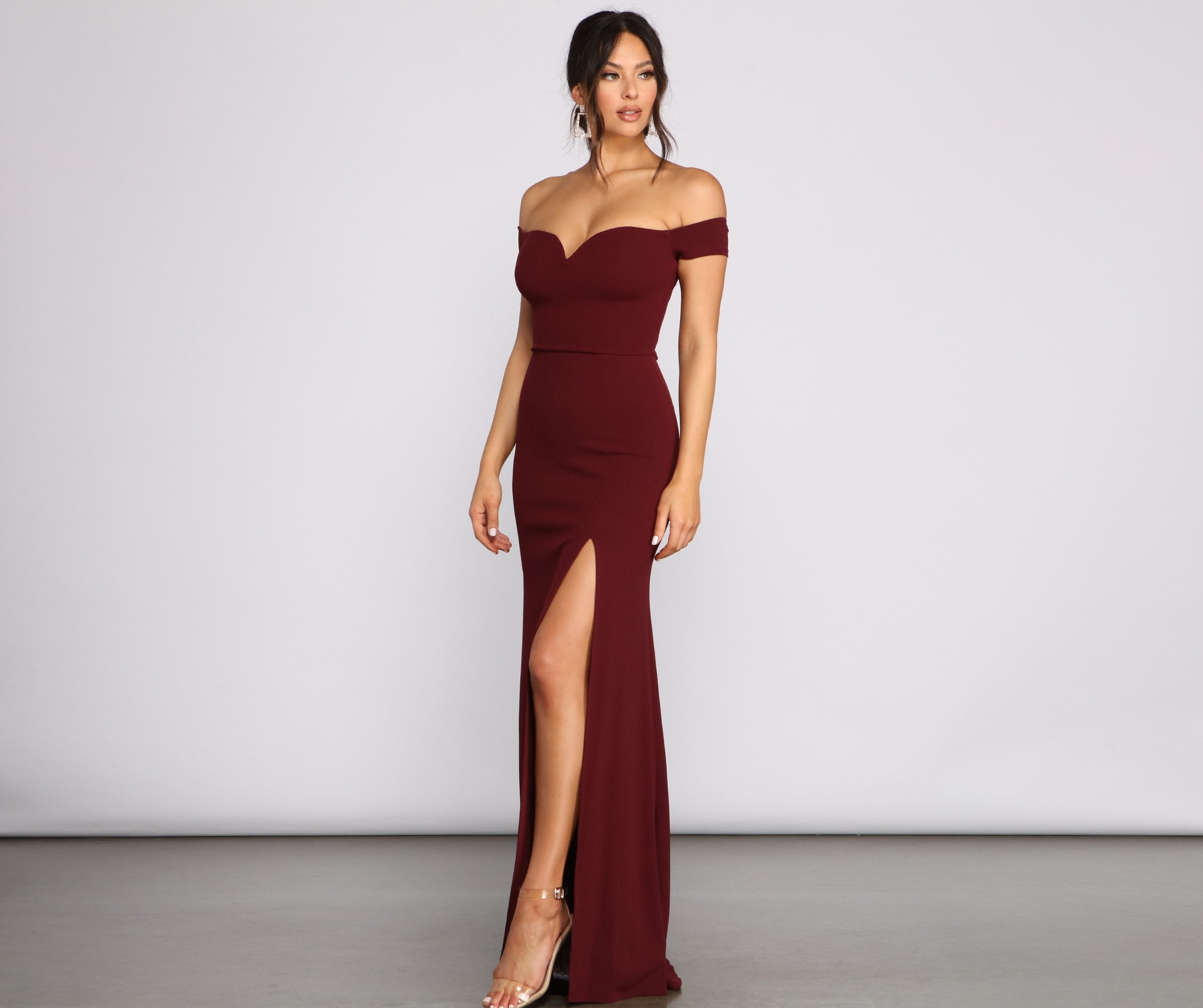 Myra Formal High Slit Dress Oshnow