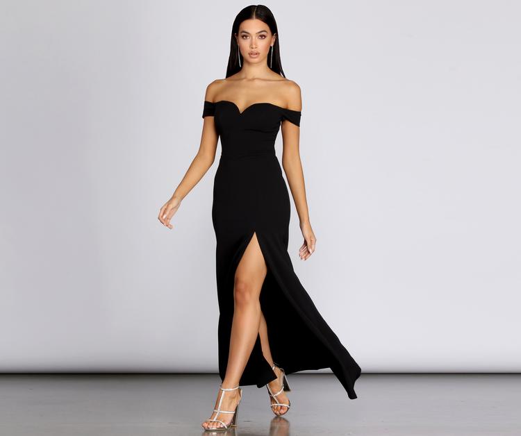 Myra Formal High Slit Dress Oshnow