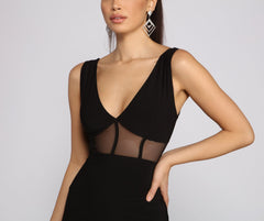 Night To Remember Mesh Mini Dress Oshnow