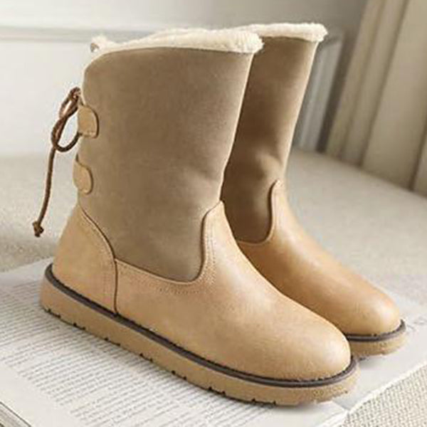 Non Slip Waterproof Snow Anke Boots Warm Fur Lined Booties Oshnow