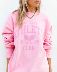 Not That Athletic Sweatshirt aus Baumwollmischung - Rosa 