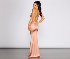 Phoebe Strappy Back Mermaid Dress Oshnow