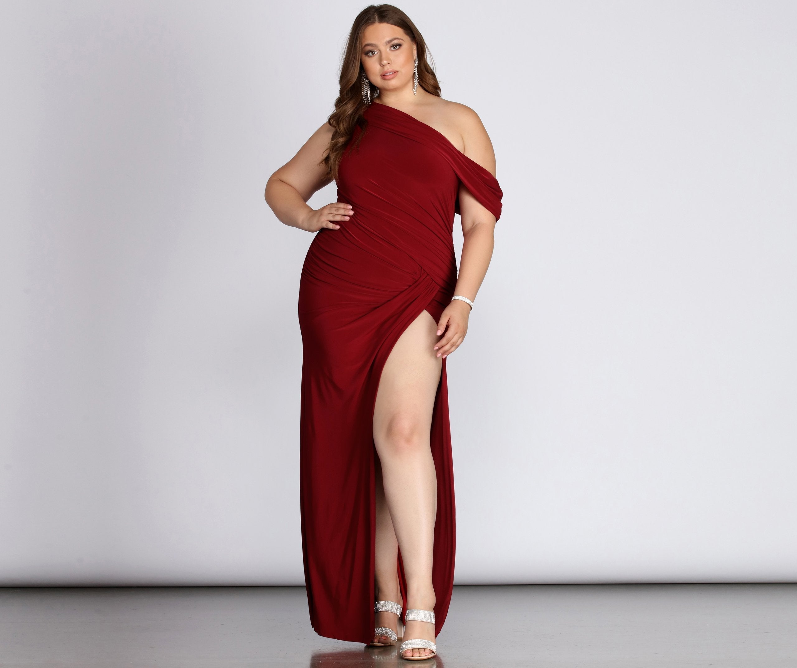 Plus Kaleigh Off Shoulder Dress Oshnow