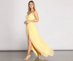 Polly Formal High Slit Dress Oshnow