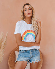 Pot Of Gold Heathered Rainbow Tee Oshnow