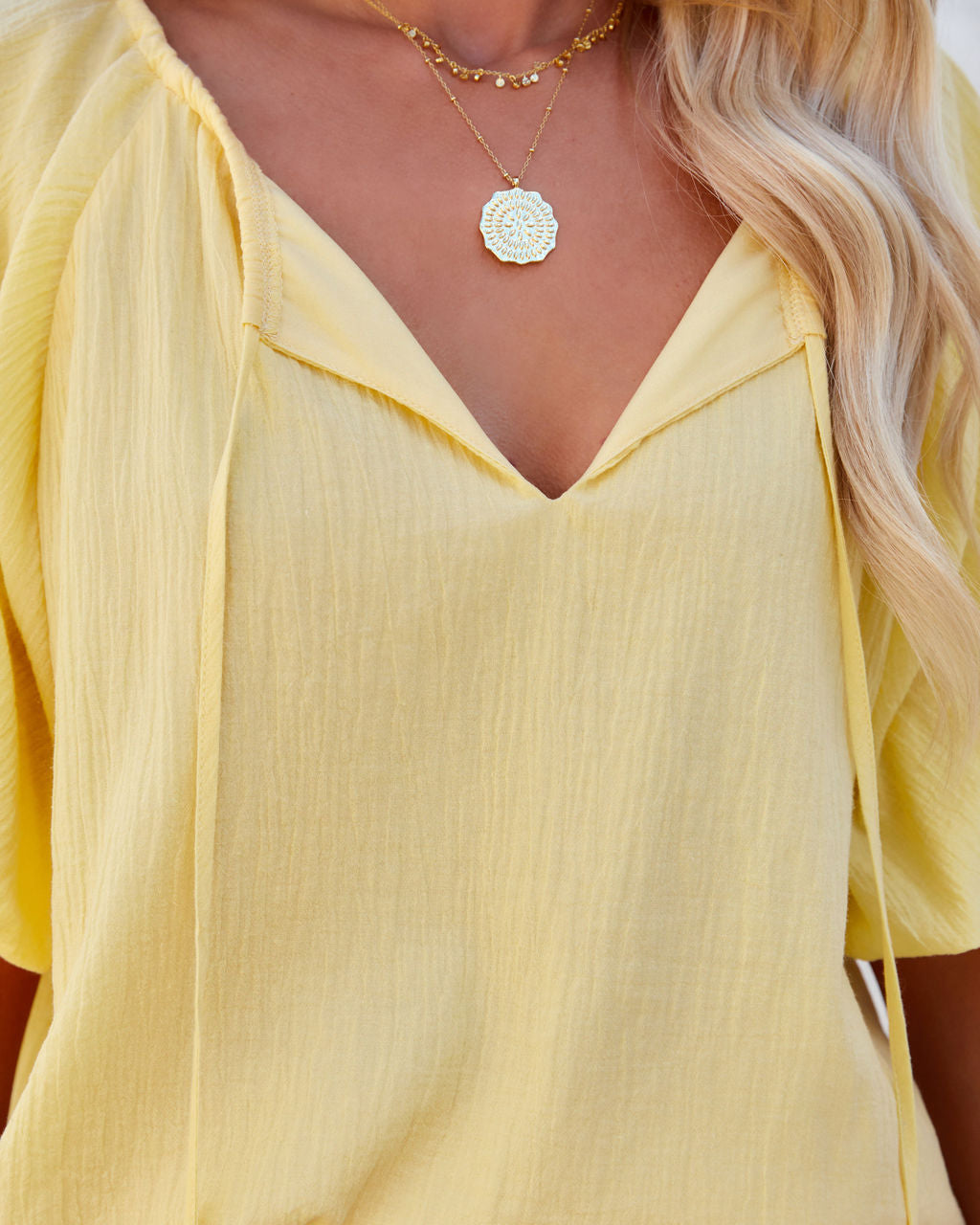 Yellow Ridding Top Rafa Cotton Puff Sleeve Top - Yellow – Oshnow