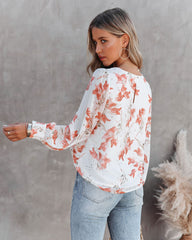 Reunited In Love Floral Blouse Oshnow