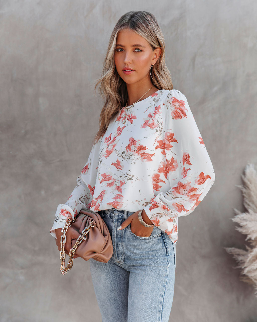 Reunited In Love Floral Blouse Oshnow