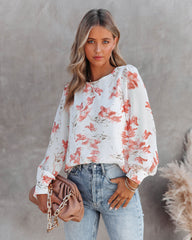 Reunited In Love Floral Blouse Oshnow