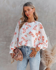 Reunited In Love Floral Blouse Oshnow