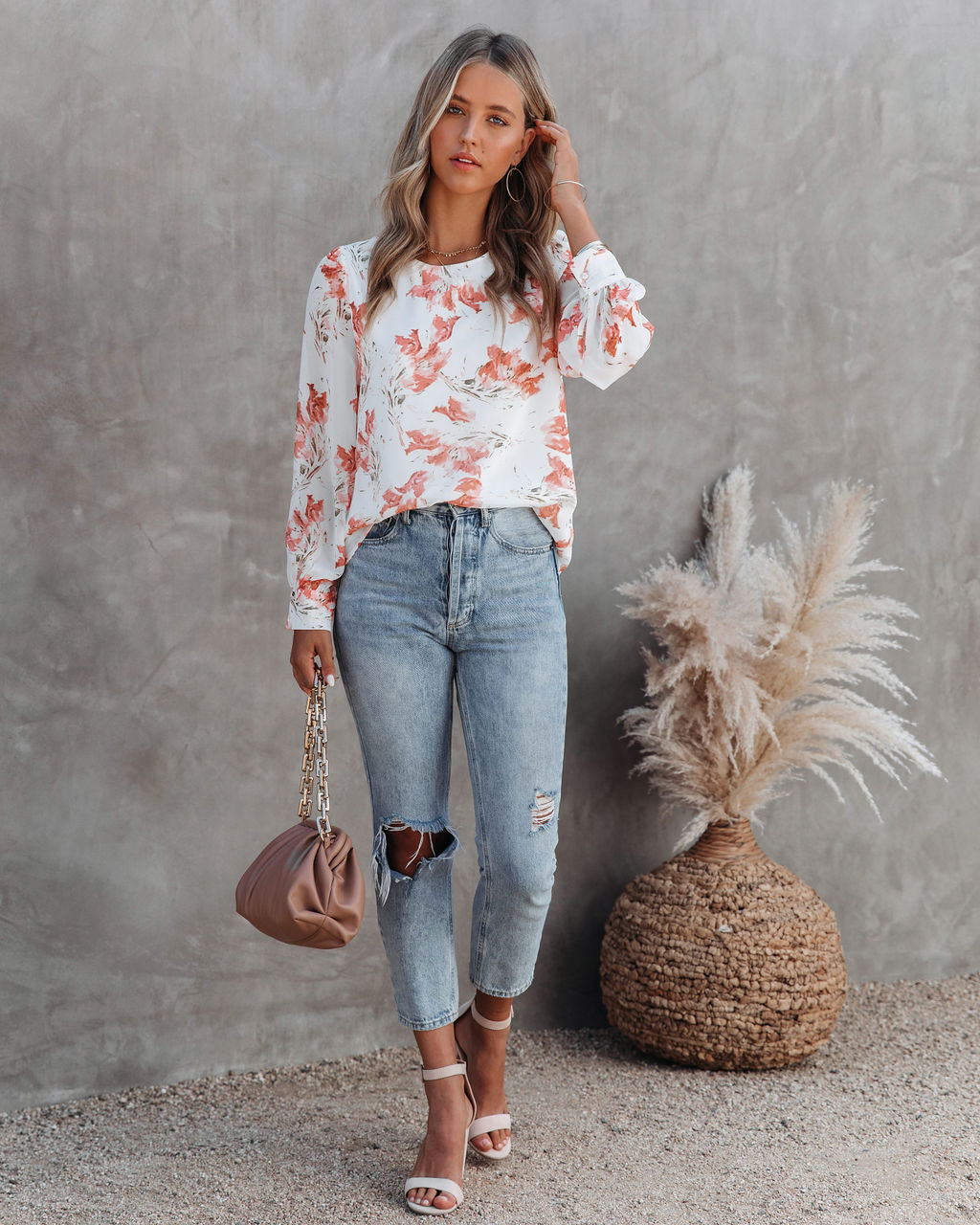 Reunited In Love Floral Blouse Oshnow