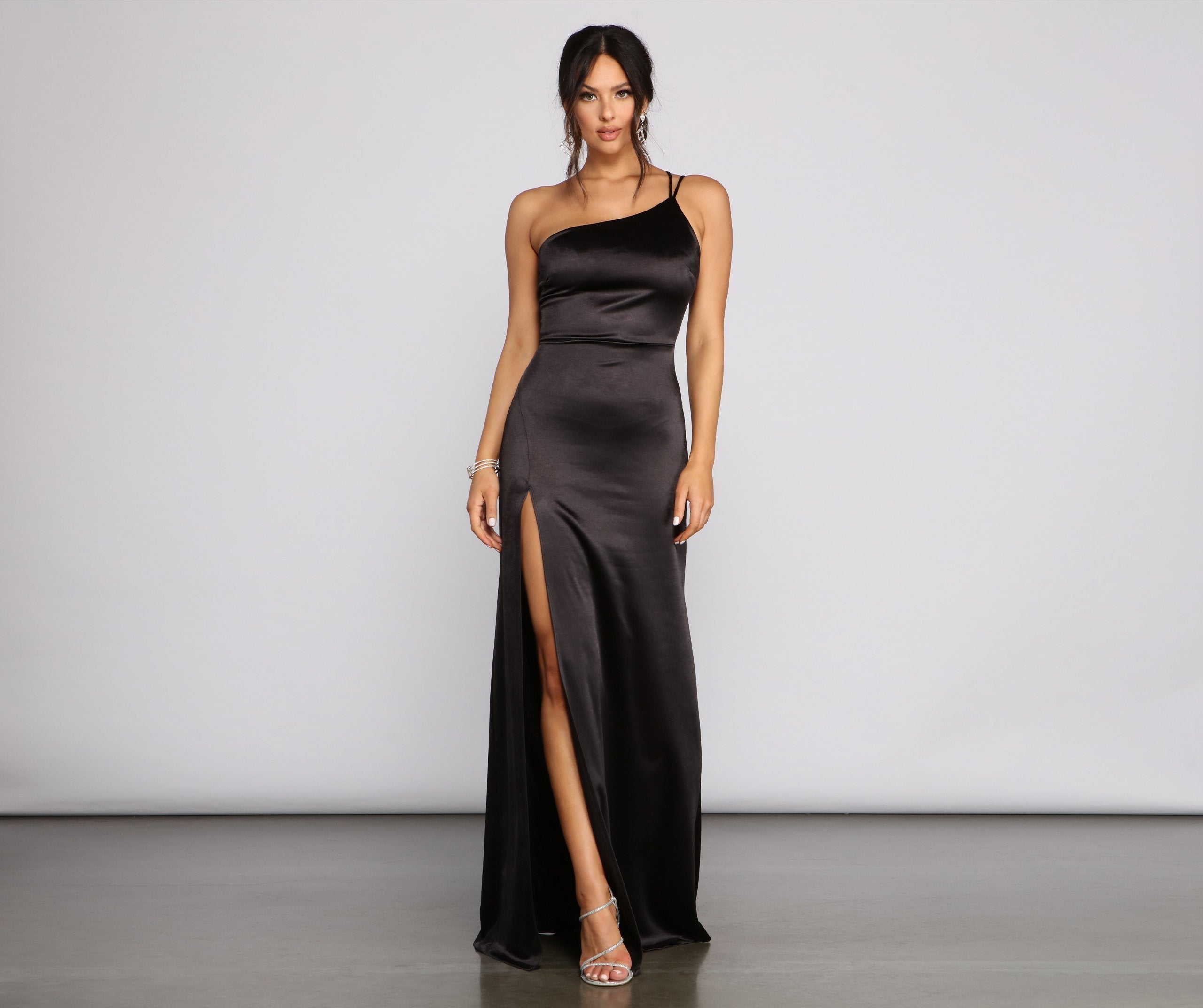 Rhiannon Satin Dress Oshnow