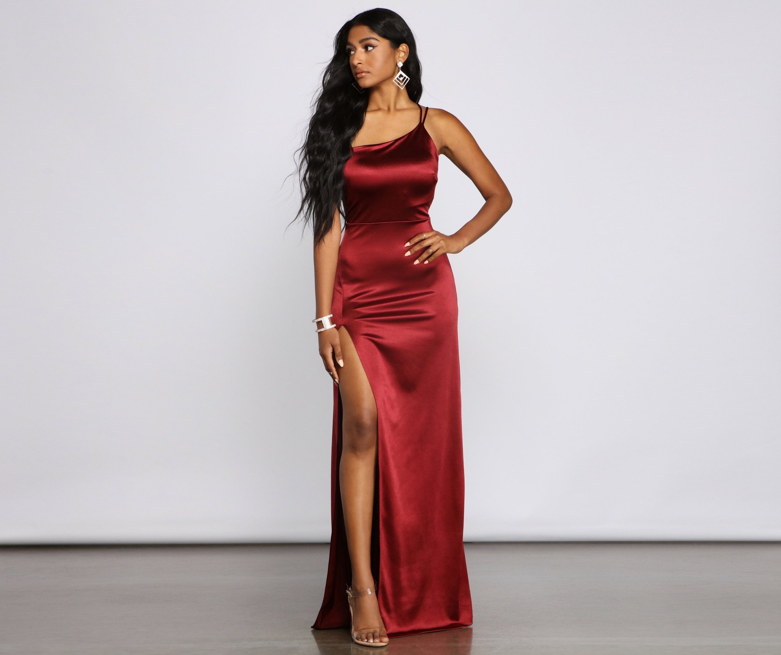 Rhiannon Satin Dress Oshnow