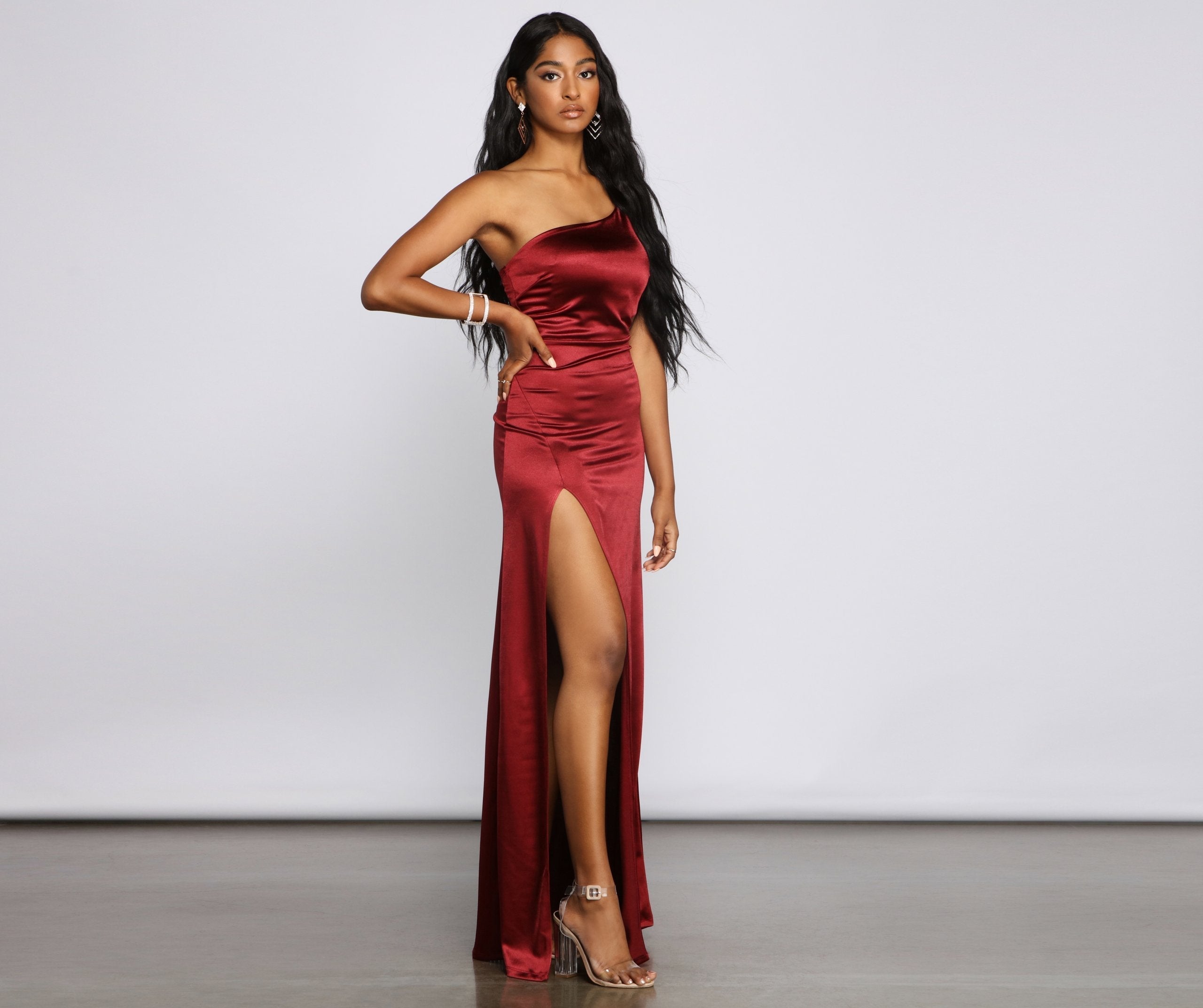 Rhiannon Satin Dress Oshnow