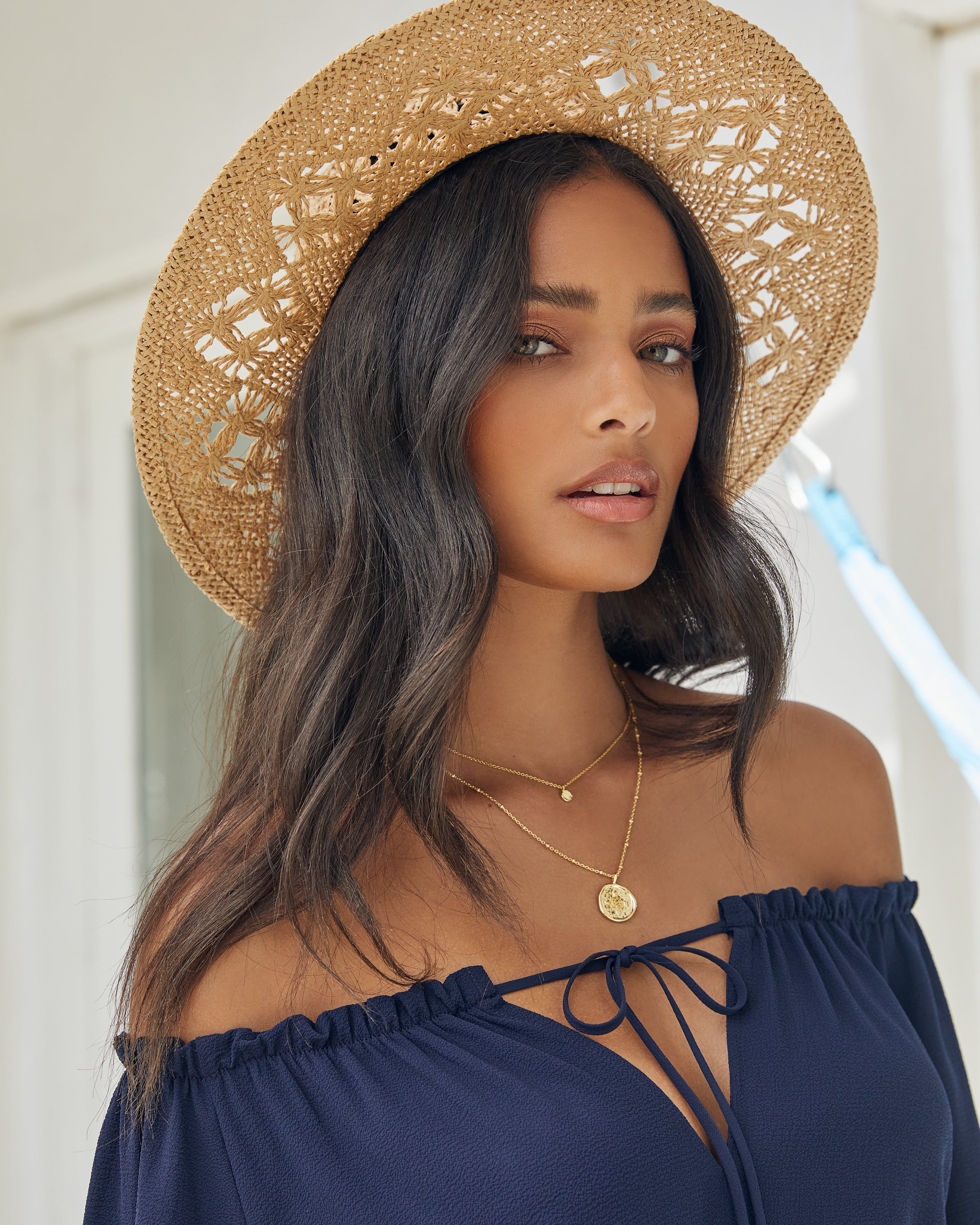 Rhodes Off The Shoulder Tie Blouse Oshnow