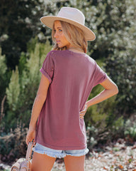 Rocky Ridge Distressed Cotton Tee Oshnow