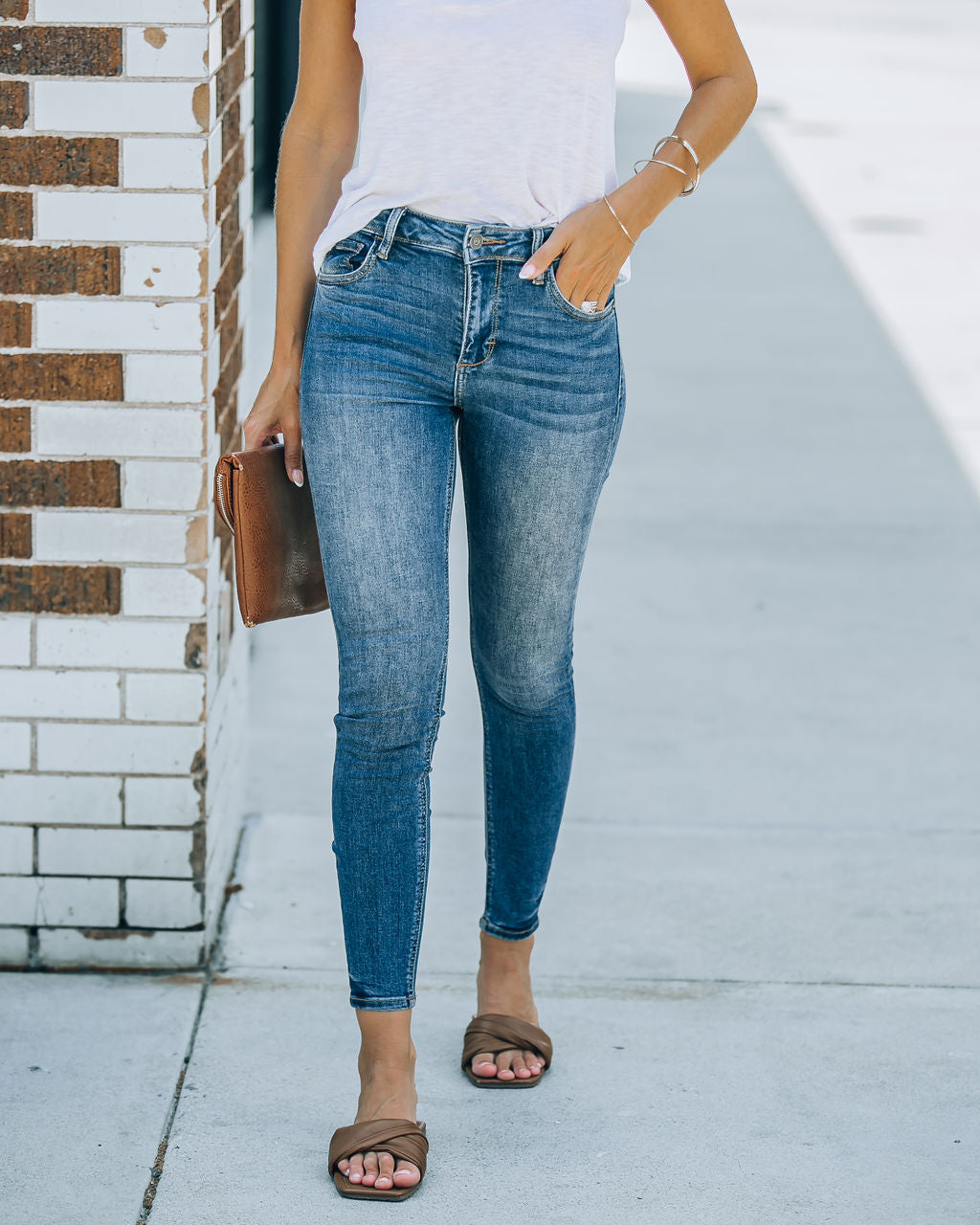 Saylor High Rise Skinny - SALE Oshnow