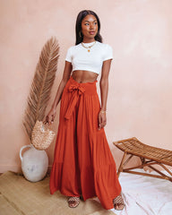 Shanista Smocked Wide Leg Pants - Clay Oshnow