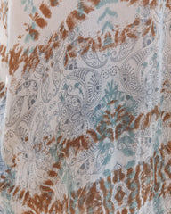 Shasta Printed Kimono - Cream Oshnow