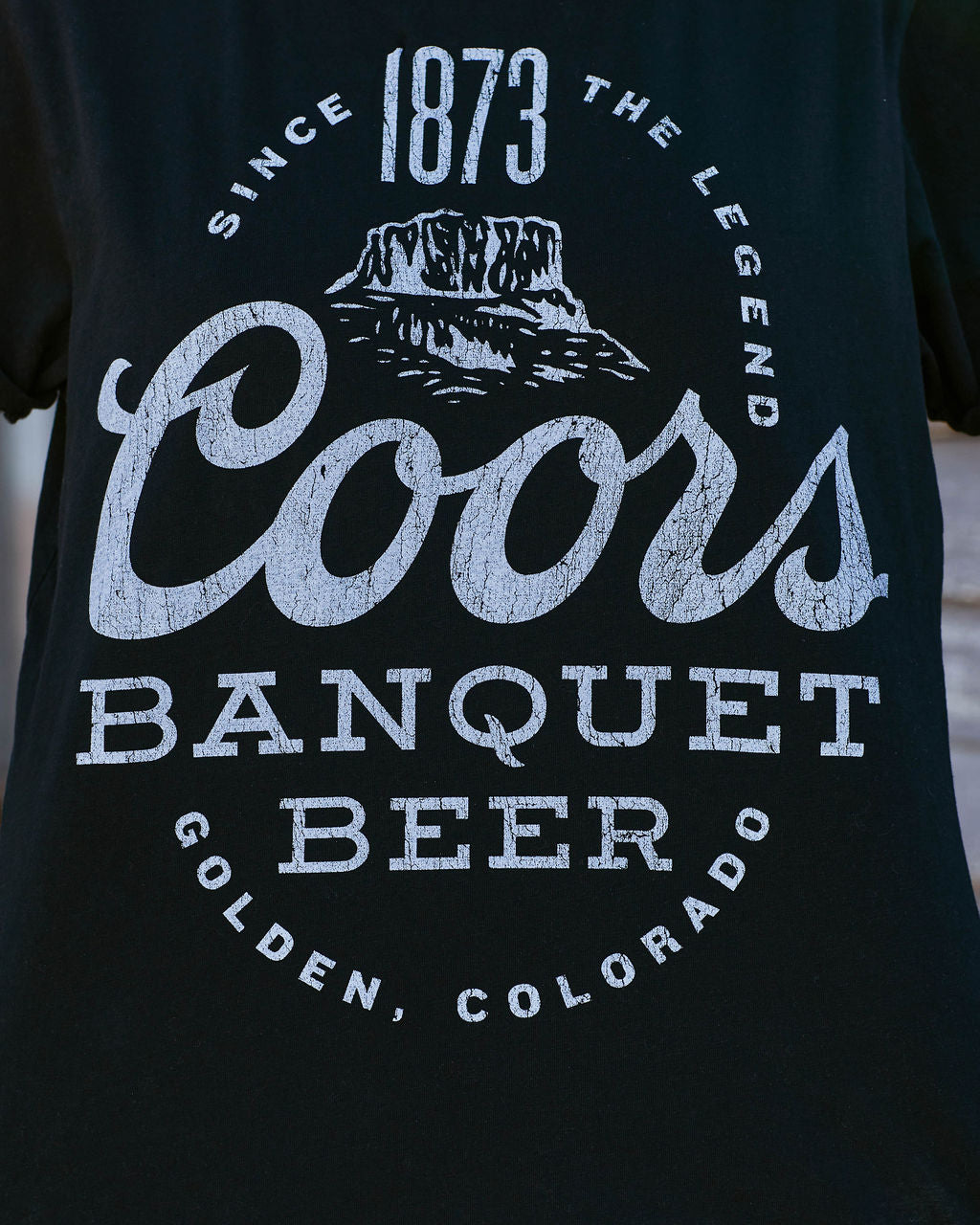 Since 1873 Coors Cotton Distressed Tee Oshnow