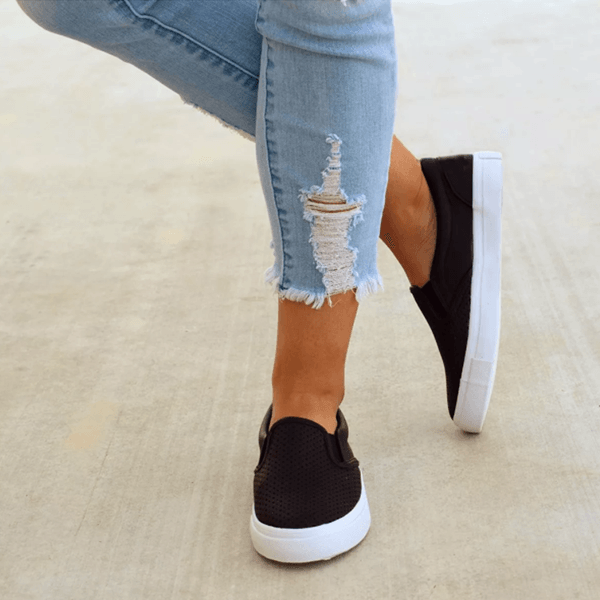 Slip On Running Flat Sneakers Oshnow