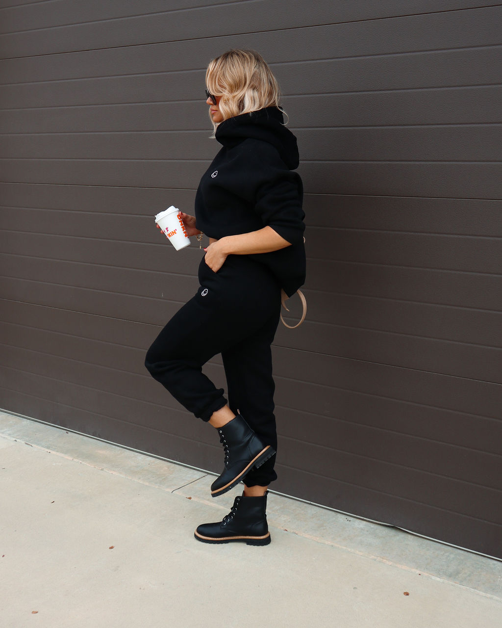 Smile Like You Mean It Pocketed Jogger Pants - Black - SALE Oshnow