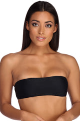 So Chic Bandeau Swim Top Oshnow