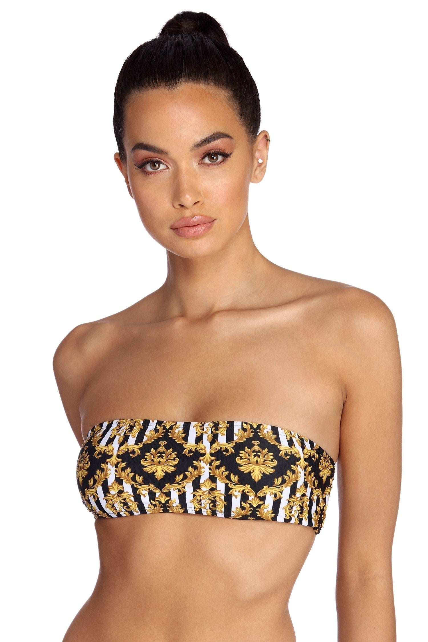 So Chic Bandeau Swim Top Oshnow