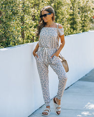 Southeast Pocketed Off The Shoulder Knit Jumpsuit Oshnow