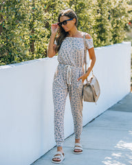 Southeast Pocketed Off The Shoulder Knit Jumpsuit Oshnow