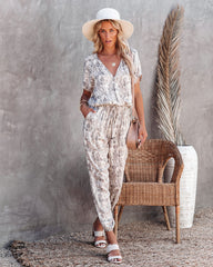 Spread Love Pocketed Shimmer Jumpsuit Oshnow