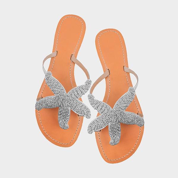 Starfish Beach Flat Sandals Oshnow