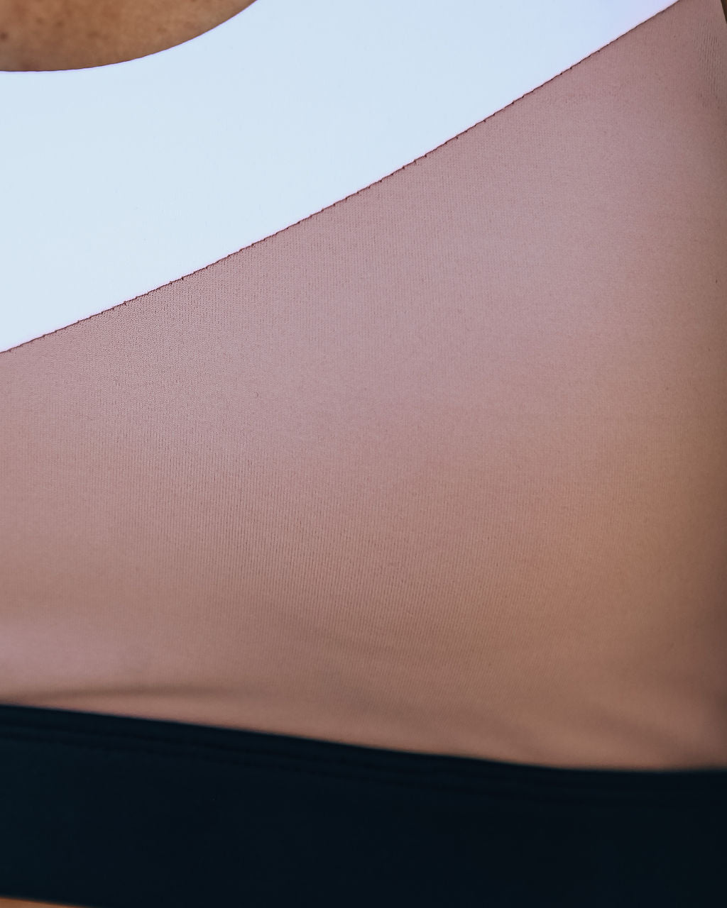 Step By Step Colorblock Sports Bra - FINAL SALE – Oshnow