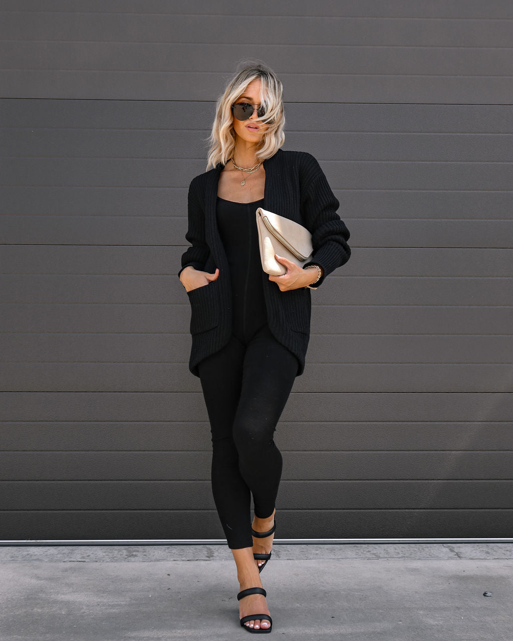 Take It Easy Cotton Jumpsuit - Black Oshnow