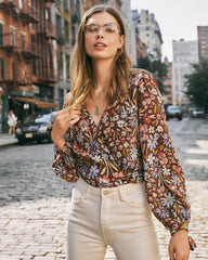 Worth The Wait Drape Bodysuit - Taupe