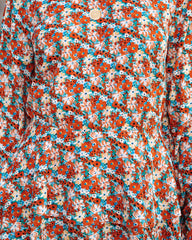 Toran Floral Ruffle Tiered Romper Oshnow