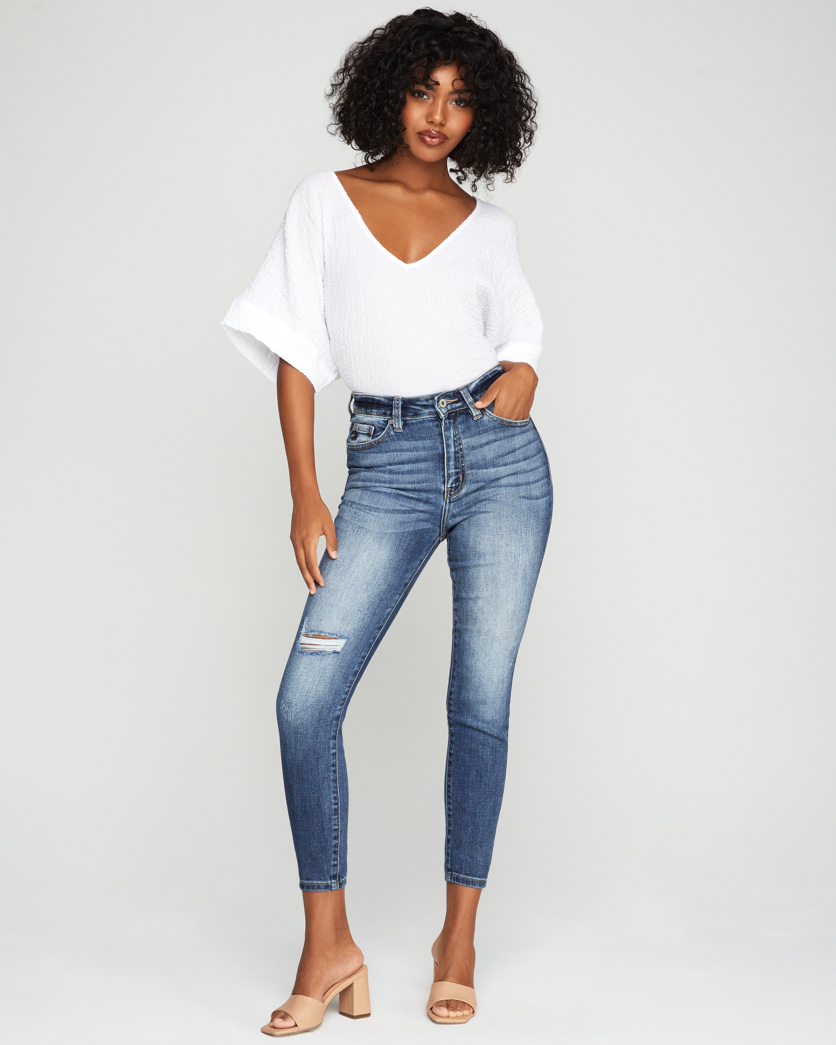 Touch The Sky High Waisted Skinny - SALE Oshnow