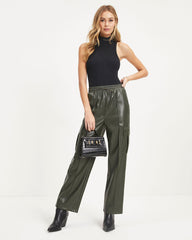 Williams Ribbed Mock Neck Bodysuit - Black Oshnow