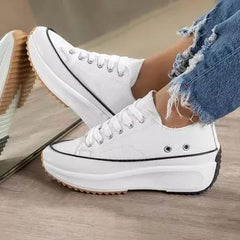 Daily Lace Up Non-Slip Platform Sneakers