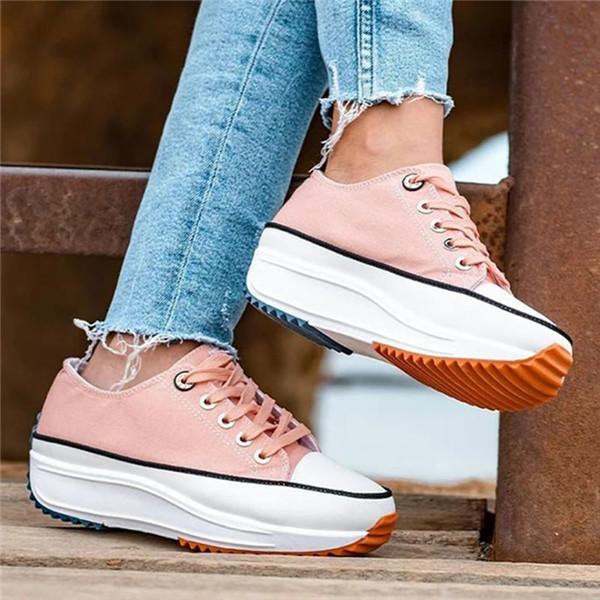 Daily Lace Up Non-Slip Platform Sneakers