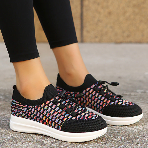 Casual Knitted Breathable Slip-Ons Sneakers