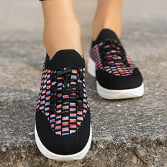 Casual Knitted Breathable Slip-Ons Sneakers