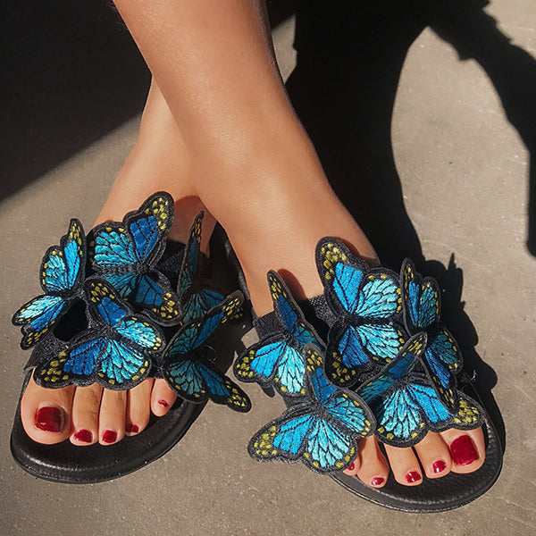 Butterfly Comfy Platform Sandals