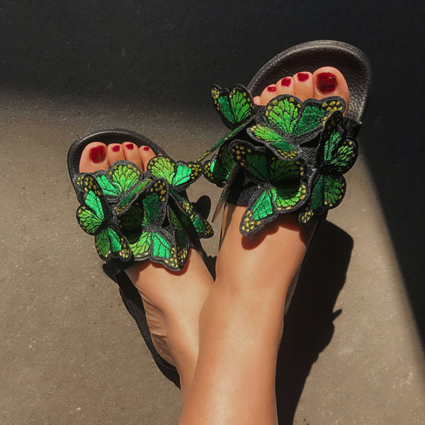 Butterfly Comfy Platform Sandals