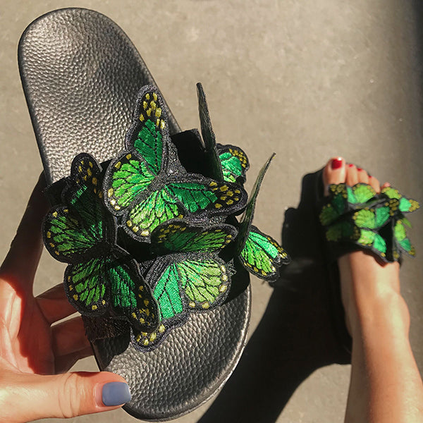 Butterfly Comfy Platform Sandals