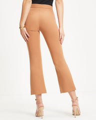 Yes Moment High Waisted Pants - Tan Oshnow