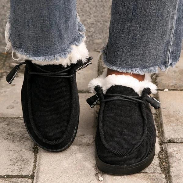 Comfy Flat Heel Slip-On Boots